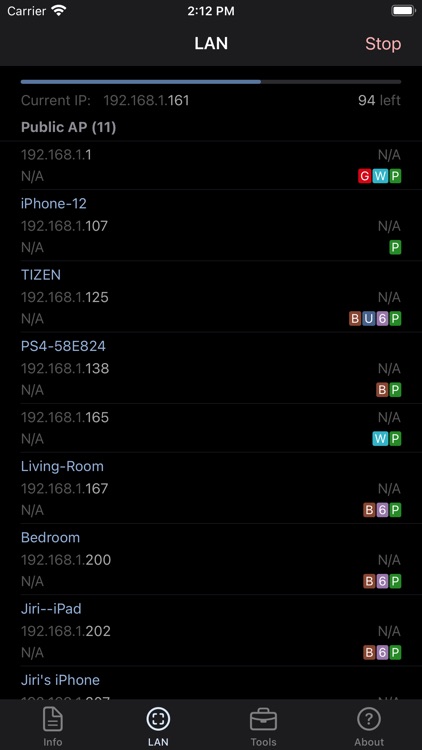 Network Analyzer: net tools