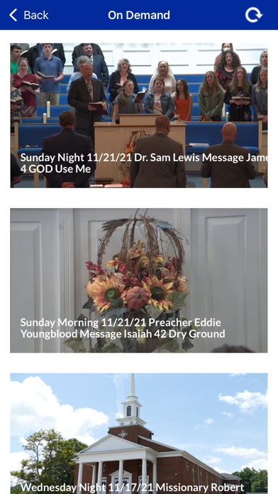 Hoopers Creek Baptist Church Screenshot