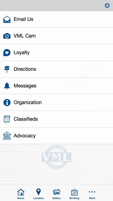Virginia Municipal League Screenshot