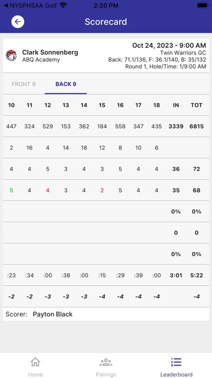 NMAA Golf screenshot-6