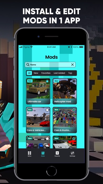 Cars Mods for Minecraft PE Screenshot