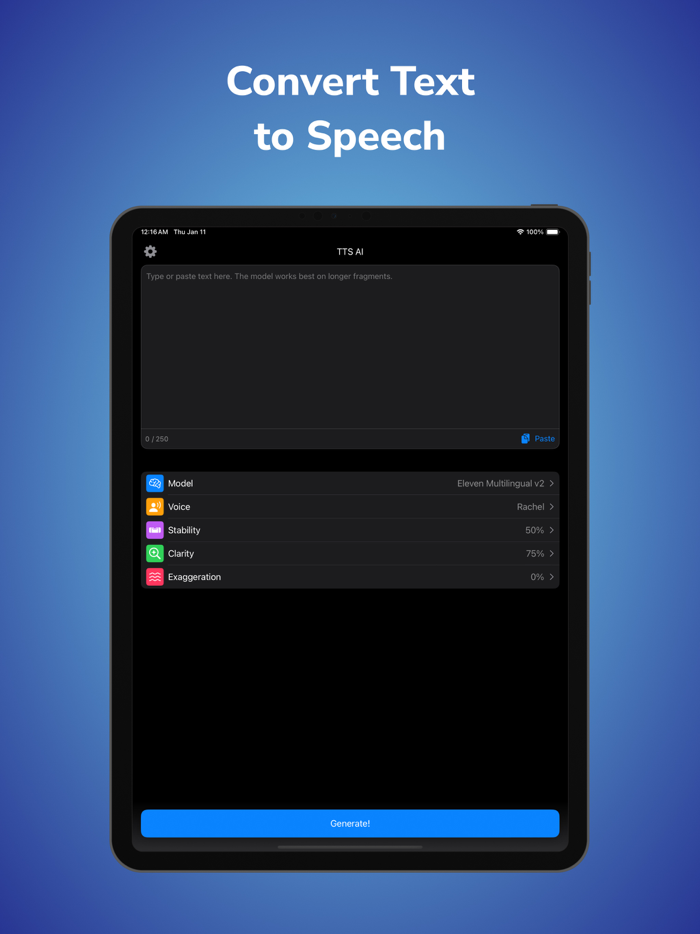 Text To Speech TTS Voice AI