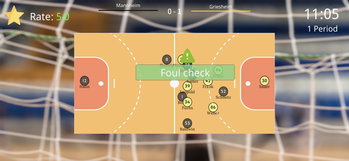 Handball Referee Simulator