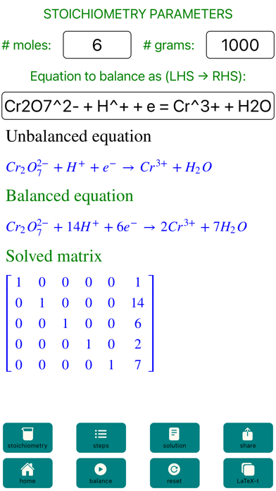 Chemical-Equation-Balance Screenshot