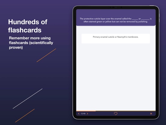 Dental Hygiene Exam Prep iPad screenshot 3 - Education app