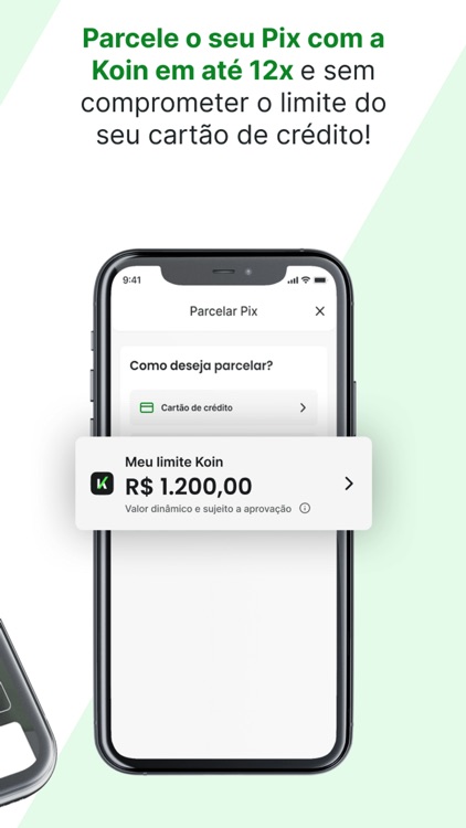Koin: Crédito e Pix parcelado