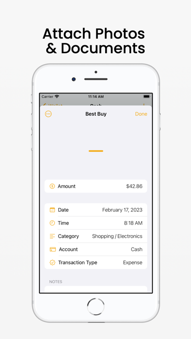 Simple Wallet - Manage Money Screenshot