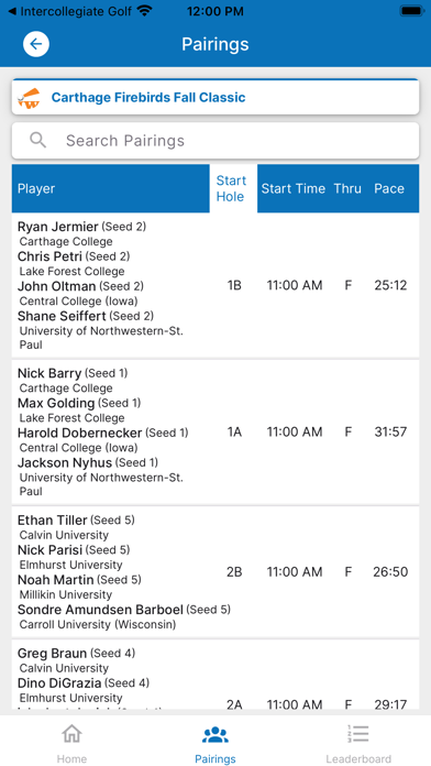 Junior College Golf Screenshot