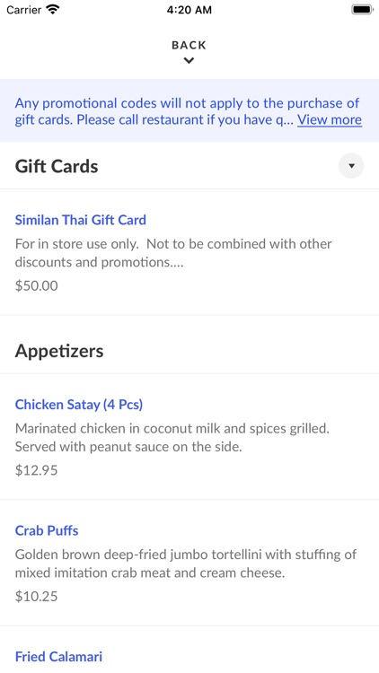 Similan Thai Cuisine