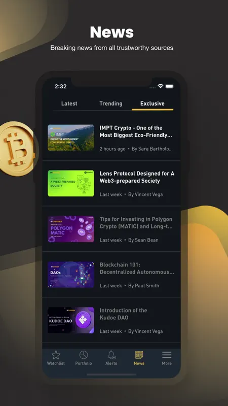 Crypto Tracker by BitScreener screenshot 9 of 9