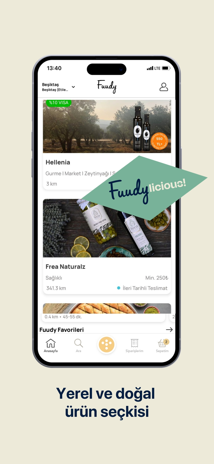 Fuudy - Gurme Yemek Siparişi