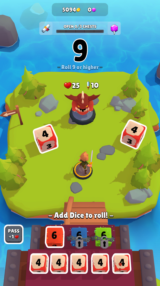 #2. Dungeon Roll: Dice Adventure (iOS) 由: A Creative Endeavor