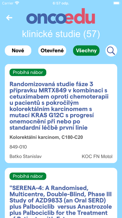 OncoEdu Screenshot