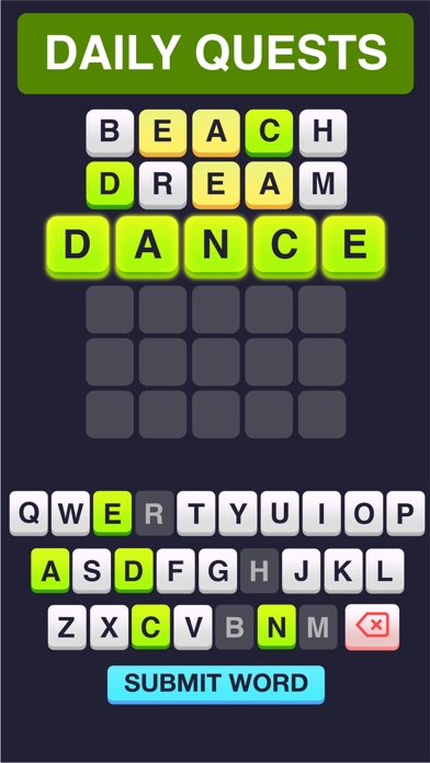 Wordy! Unlimited Word Game Screenshot