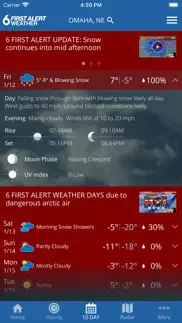 6 news first alert weather iphone screenshot 3