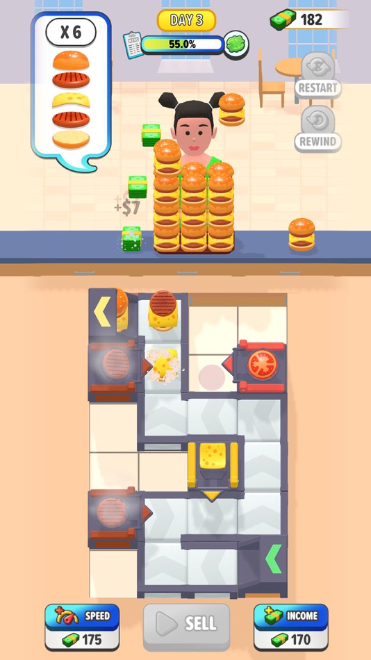 #1. Burger Factory Idle (iOS) 由: Core Game Studio