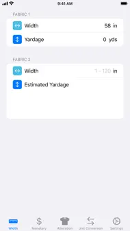 Fabric Calc iphone bilder 2