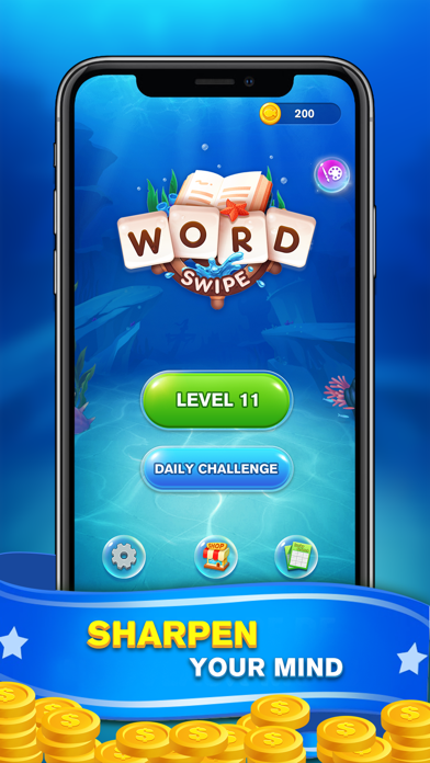 Word Swipe Beach : Search Game Screenshot