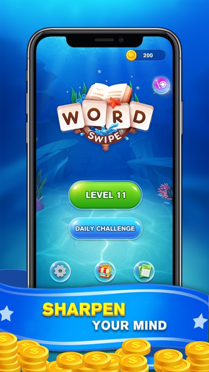 Word Swipe Beach : Search Game