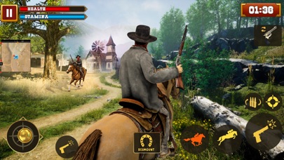 West Cowboy Horse Riding Games Screenshot