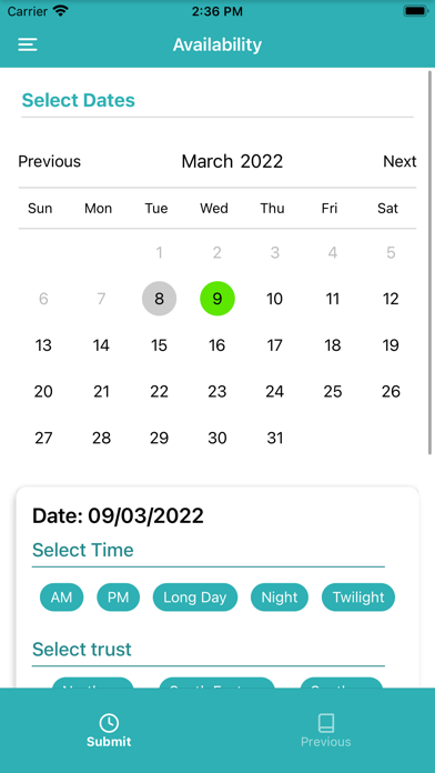 Oberon Nursing Agency Screenshot