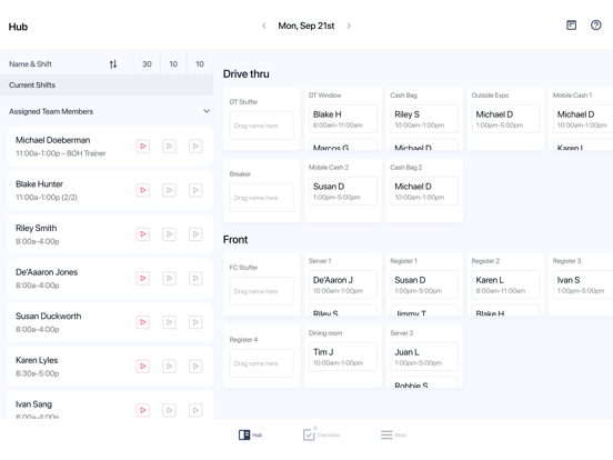 reShift iPad screenshot 1 - Business app