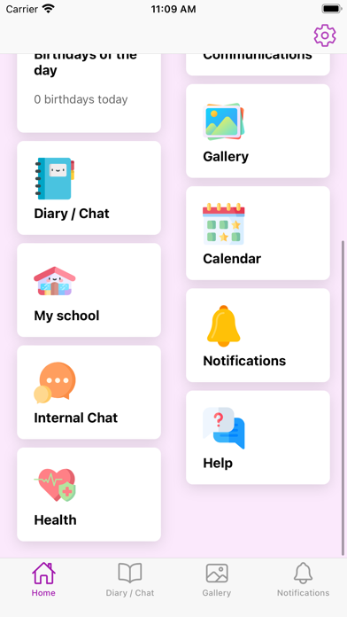 Kinder Report Screenshot