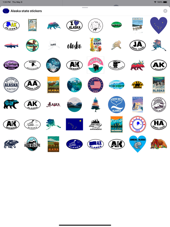 Screenshot #4 pour Alaska emoji - USA stickers