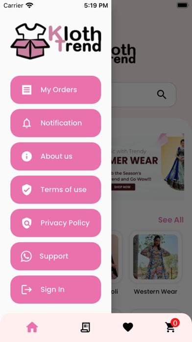 Kloth Trend Screenshot