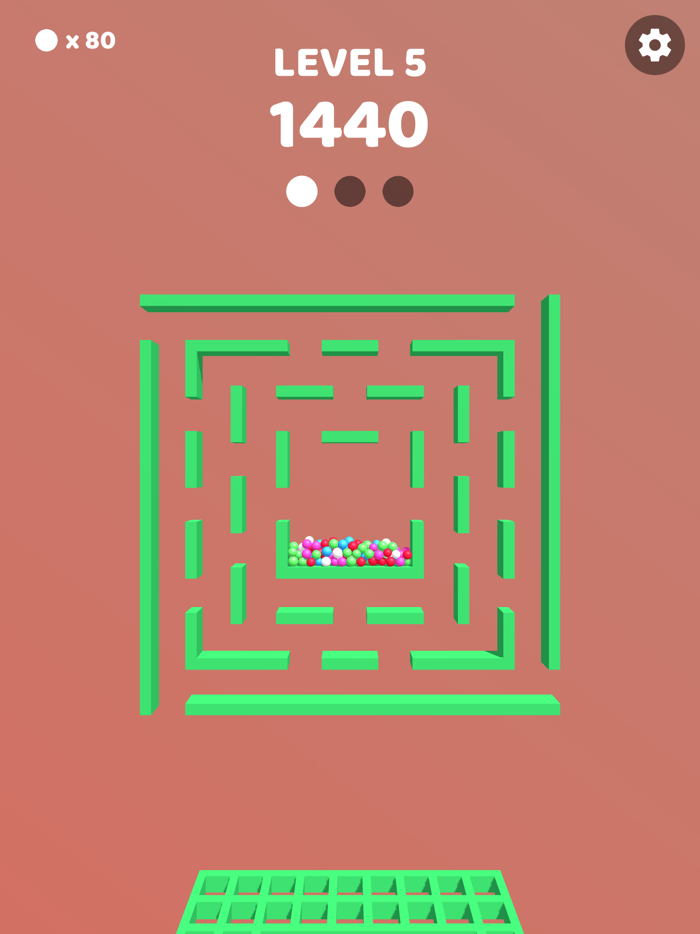 Roll Balls 3DRotate Maze Game
