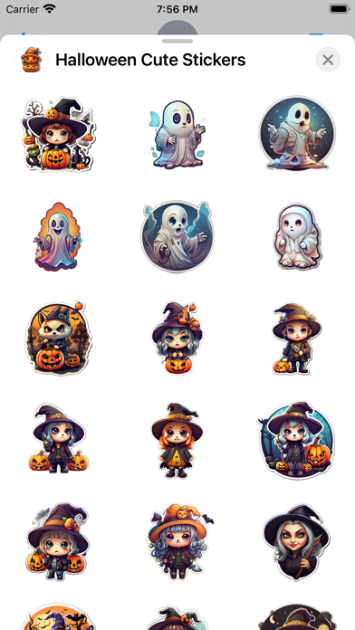 Halloween Cute Stickers Screenshot