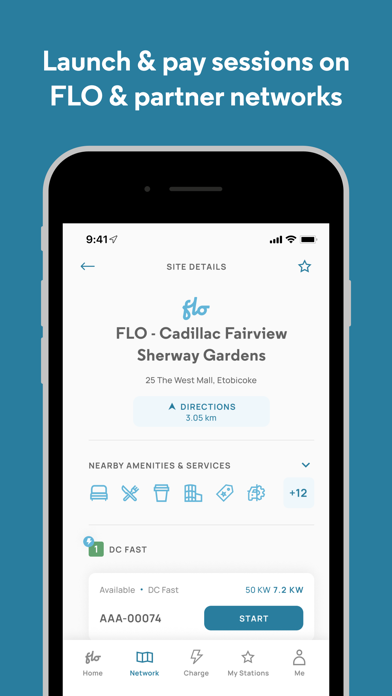 FLO EV Charging Screenshot