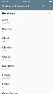 sudanese phrasebook iphone screenshot 4