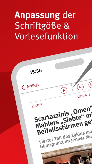 Ostthüringer Zeitung E-Paper Screenshot