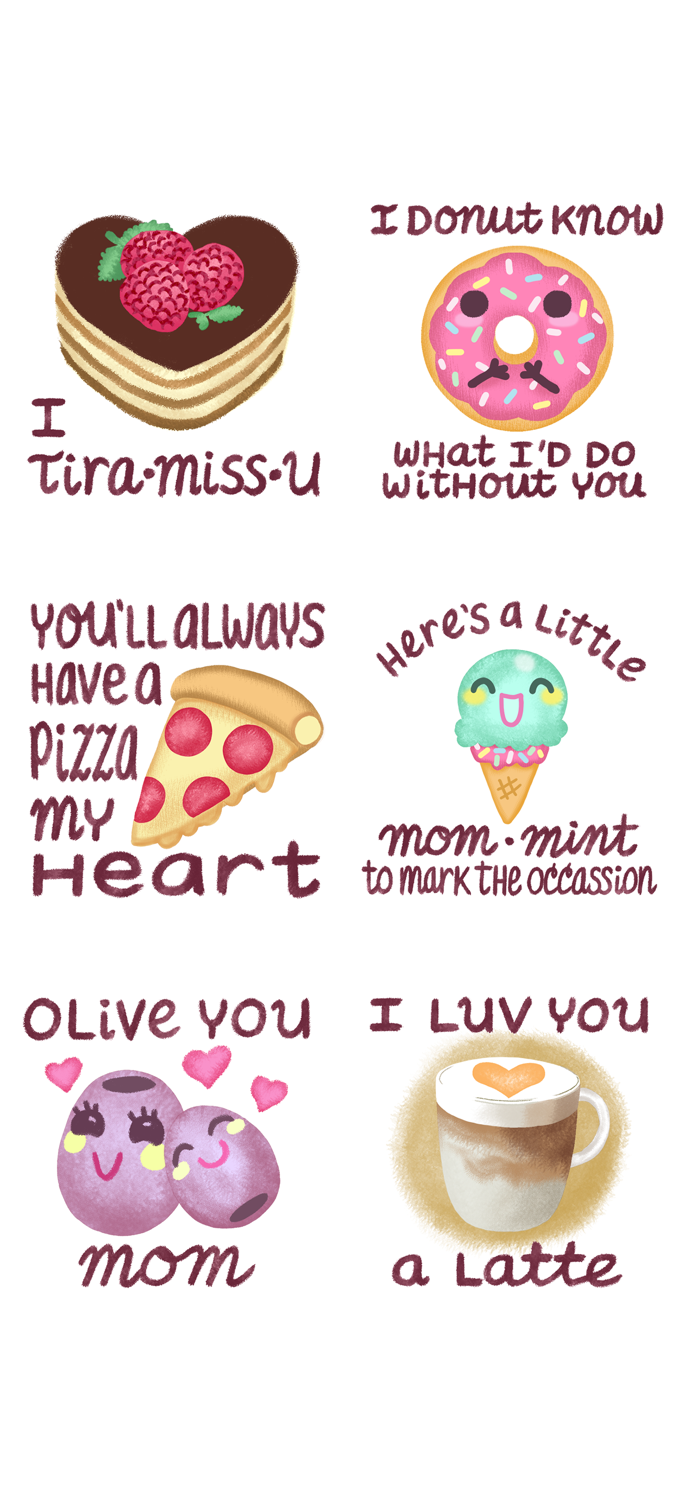 Puns 4 Mum Sticker Pack