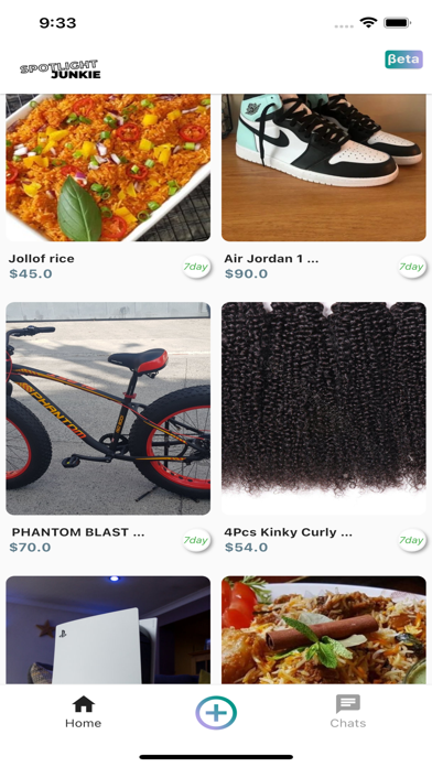 Spotlight Junkie iPhone screenshot 1 - Shopping app