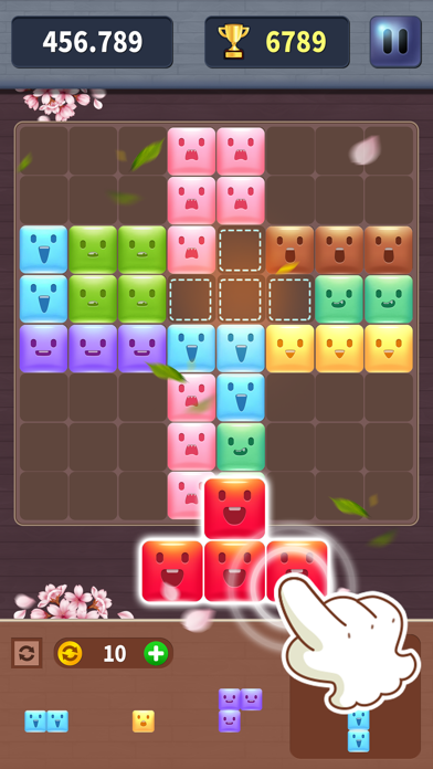 Kawaii Cute: 新しい楽しいブロックパズルゲームのおすすめ画像2