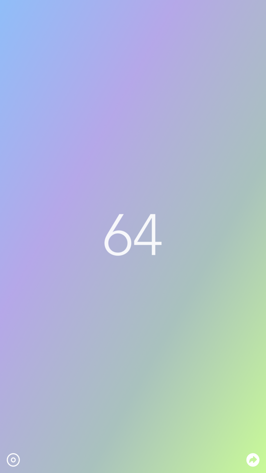 #4. Rainbow Counter (iOS) Podle: Goro Sato