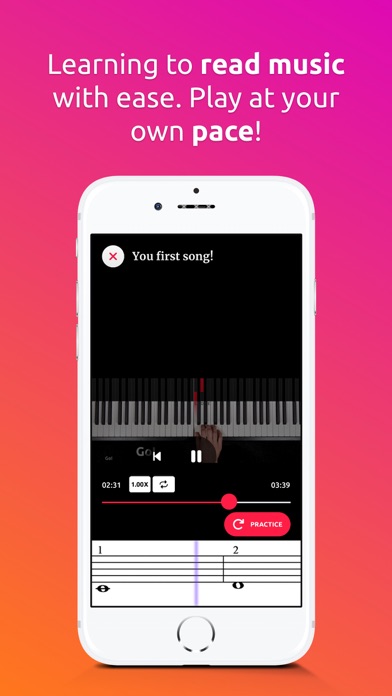 music2me: Guitar and Piano Screenshot