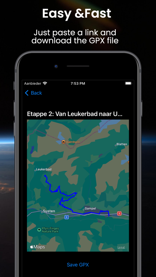 #2. Komoot to GPX (macOS) 由: Lucas den Otter