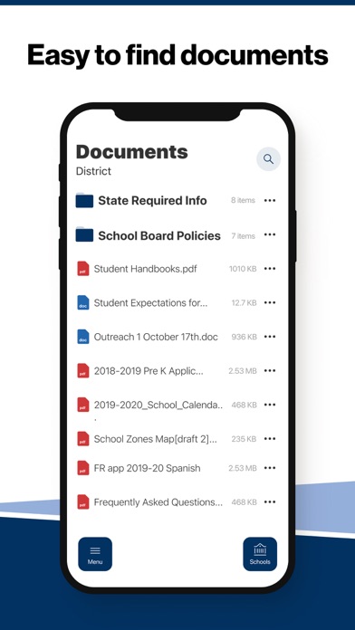 Briggs School District Screenshot