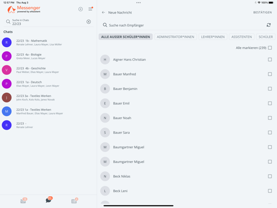 eAssistent iPad screenshot 3