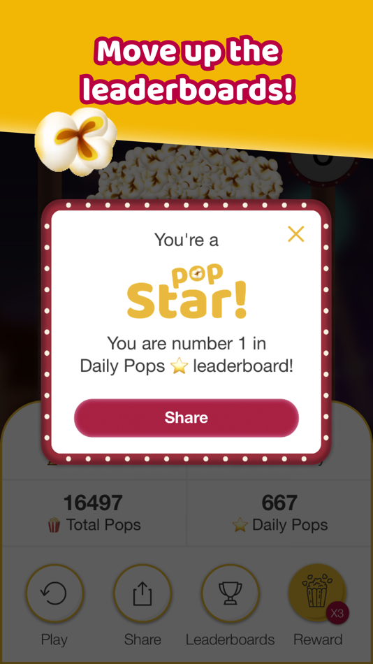 #3. PopcornPops - Tap Fast and Pop (iOS) 由: Roie Cohen