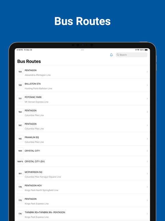 Screenshot #6 pour DC Metro & Bus – Schedules