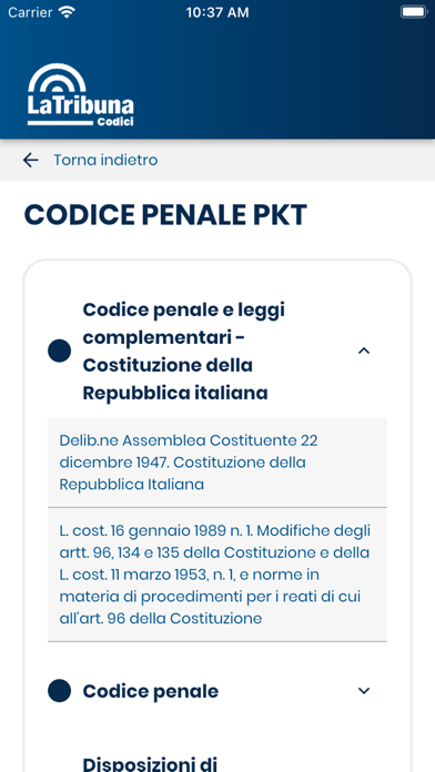 TribunaCodici Screenshot