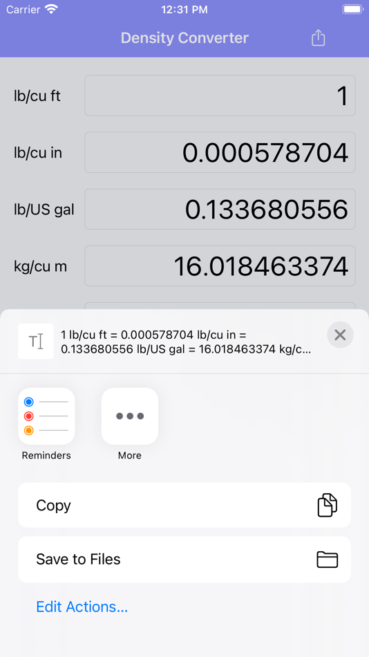 #2. Density Converter (iOS) 게시자: Anna Filobok