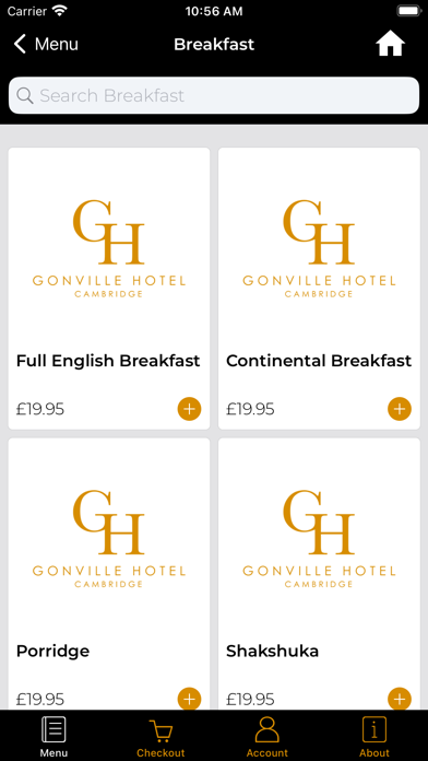 Gonville Hotel Screenshot