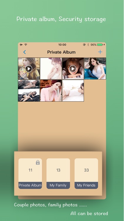 iVault, Private photo albums