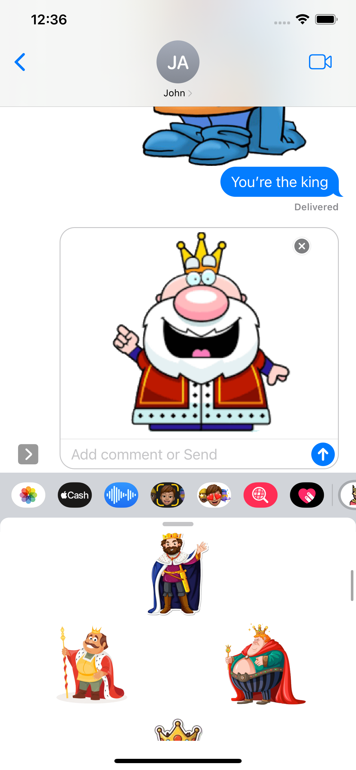 King Stickers