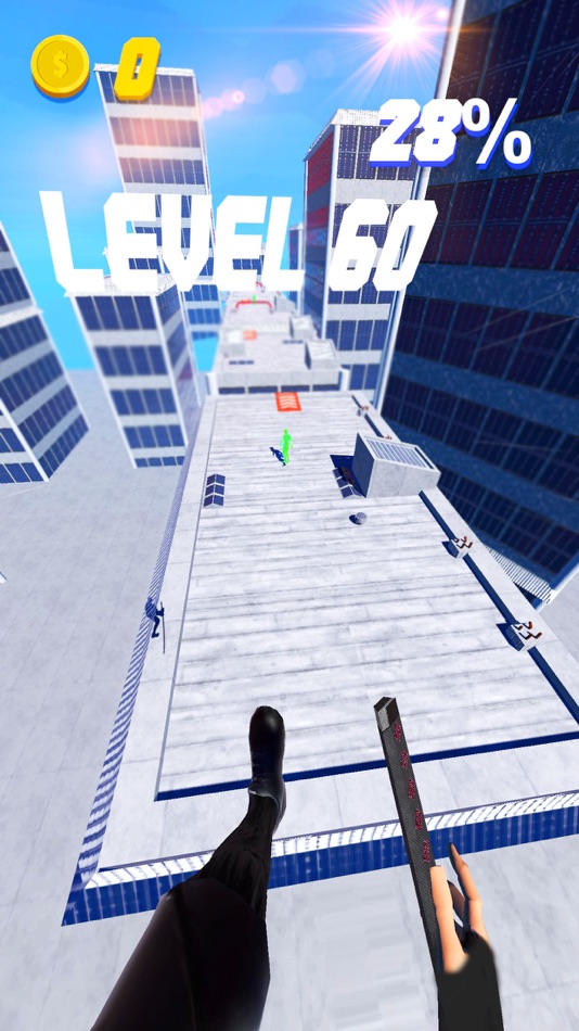 #6. Rooftop Ninja Run (iOS) Podle: Mad Hook